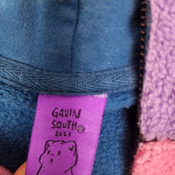 Gavin South gilf walking cat zip up hoodie 2021 - Picture 7 of 9